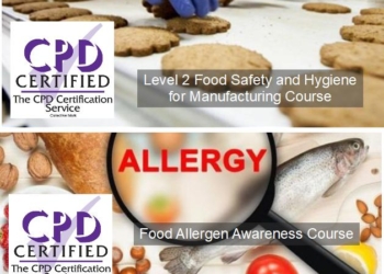 Level 2 Food Safety and Hygiene for Manufacturing – Food Allergen Awareness Course Bundle