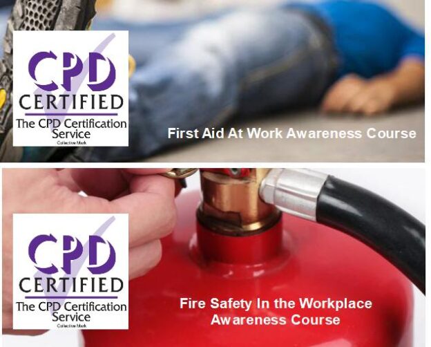 First Aid At Work Awareness - Fire Safety In the Workplace Awareness Course Bundle