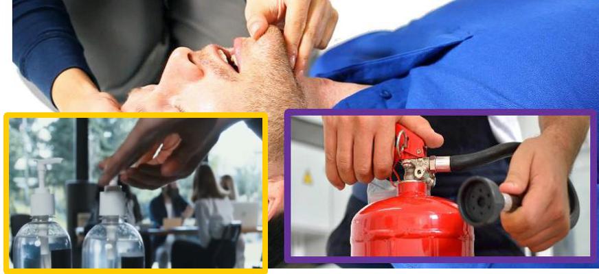 First Aid At Work Awareness - Fire Safety In the Workplace Awareness - Infection Control In The Workplace Course Bundle